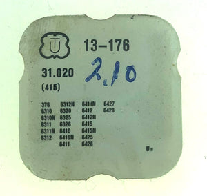 Unitas Ref. 31,020 (415) Cal. 376 Ratchet Wheel