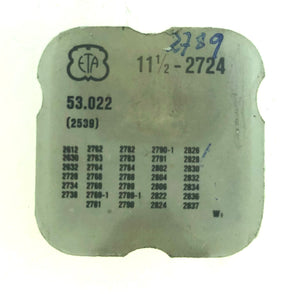 ETA Ref. 53,022 (2539) Cal. 2612 Date Corrector Operating Lever