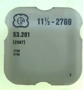 ETA Ref. 53,201 (2567) Cal. 2789 Day Corrector