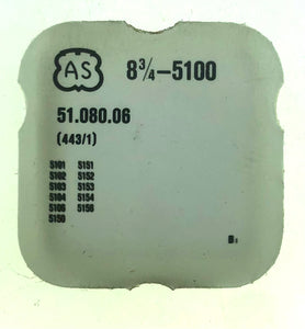 AS Parts Ref. 51,080,06 (443/1) Cal. 5101 Setting Lever