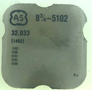 AS Parts Ref. 32,031 (1481) Cal. 5103 Reduction Wheel