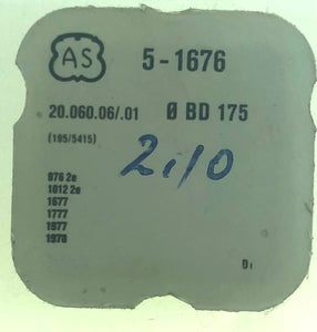 AS Parts Ref. 20,060,06/,01 (195/5415) Cal. 976 2e Barrel Arbor