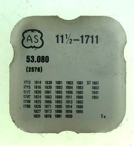 AS Parts Ref. 53,080 (2576) Cal. 1713 Date Jumper