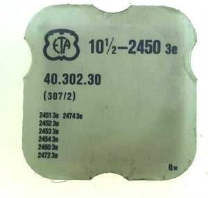 ETA Parts Ref. 40,302,30 (307/2) Cal. 2451 Piece Regulator