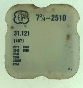 ETA Parts Ref. 31,121 (407) Cal. 2512 Clutch Wheel