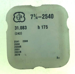 ETA Parts Ref. 31,083 (242) Cal. 2541 Cannon Pinion With Driver h 175