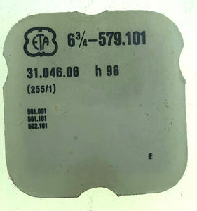 ETA Parts Ref. 31,046,06 (255/1) Cal. 561,001 Hour Wheel