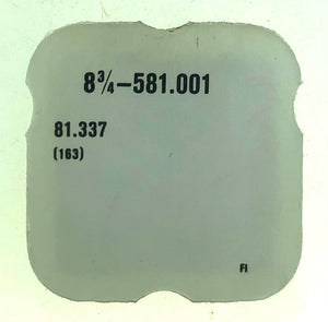 ETA Parts Ref. 81,337 (163) Centre Pipe