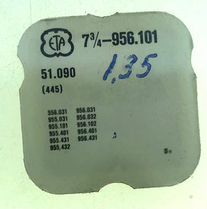 ETA Parts Ref. 51,090 (445) Cal. 556,031 Setting Lever Spring