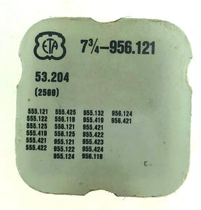 ETA Parts Ref. 53,204 (2569) Cal. 555,121 Double Corrector