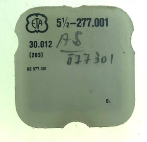 ETA Parts Ref. 30,012 (203) Cal. AS 577,301 Third Wheel