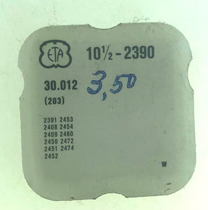 ETA Parts Ref. 30,012 (203) Cal. 2391 Third Wheel