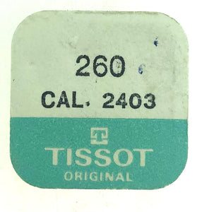 TISSOT Parts Cal. 2403 Ref. 260 Minute Wheel