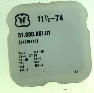 FHF Parts Ref. 51,080,06/,01 (443/5443) Cal. 74-2 Setting Lever & Screw