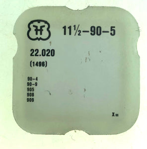 FHF Parts Ref. 22,020 (1496) Cal. 90-4 Oscillating Weight Axle