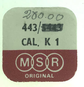 MSR Parts Cal. K1 Ref. 443 Setting Lever