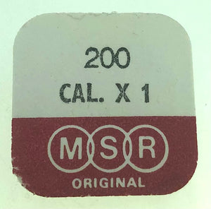 MSR Parts Cal. X1 Ref. 200 Centre Wheel & Cannon Pinion