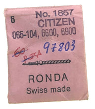 Load image into Gallery viewer, RONDA Parts Ref. 1857 CITIZEN 065-104,6600,690 Stem