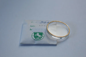 Plexi Watch Crystal Gold tension ring/waterproof .Multiple brands.From291 to 321