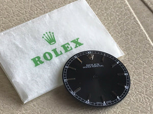 Original Rolex dial and hand set. 24mm dial