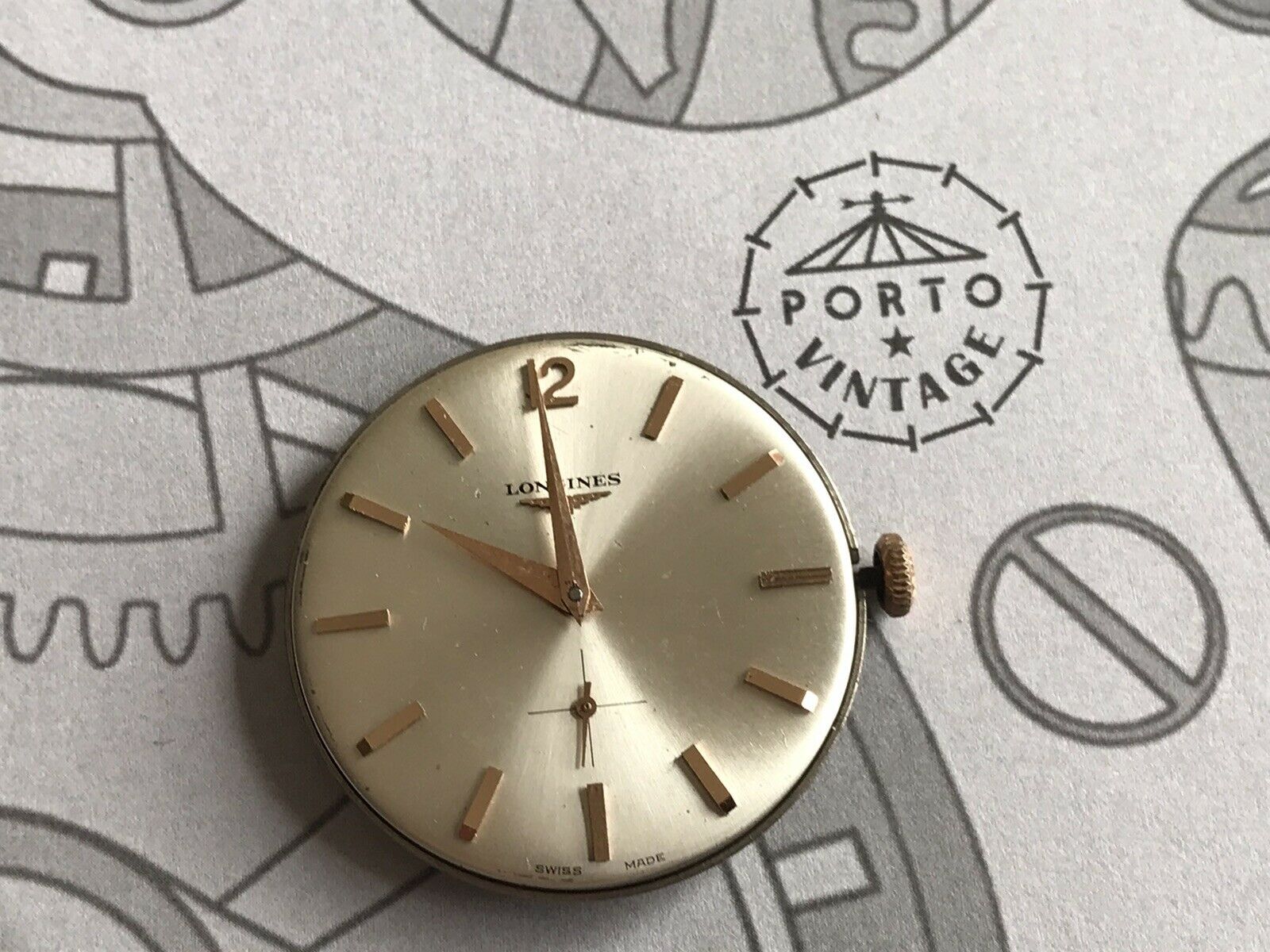 Longines Cal 23Z Watch Movement Porto Vintage Parts