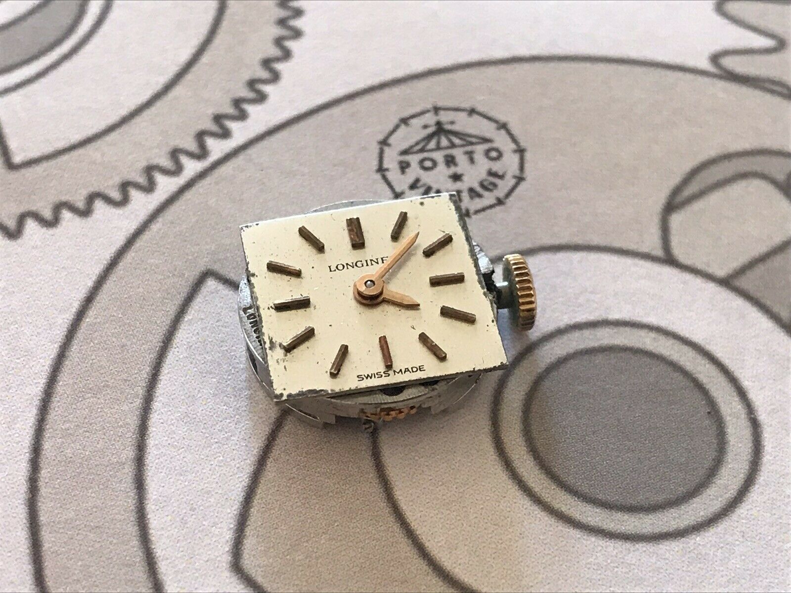 Longines 320 Watch Movement Porto Vintage Parts