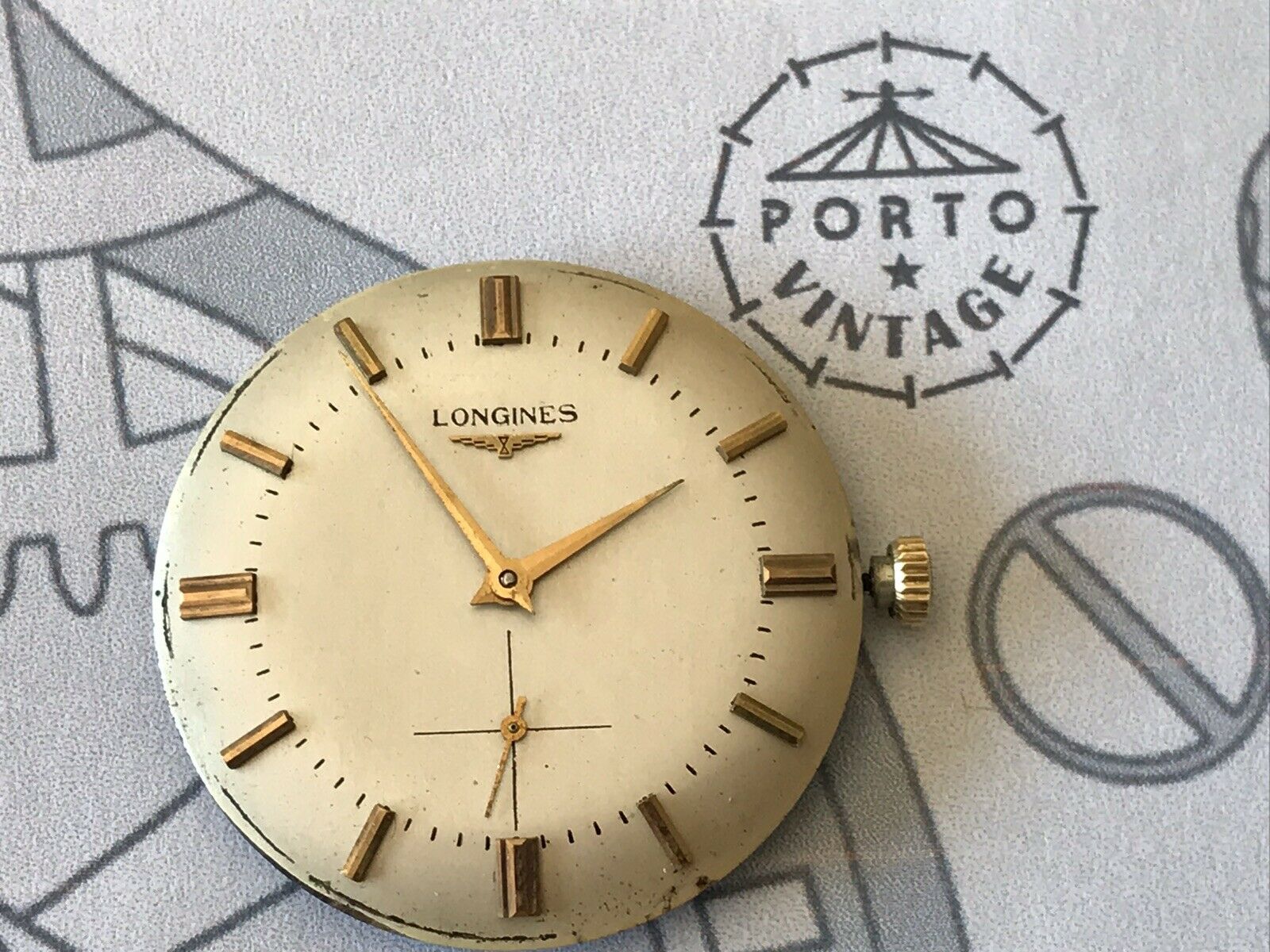 Longines Cal 370 Watch Movement Porto Vintage Parts