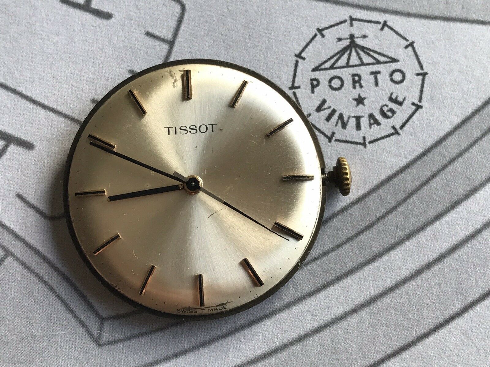 Tissot Cal 27B 21 Watch Movement Porto Vintage Parts