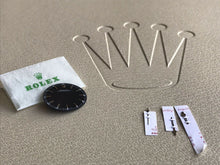 Load image into Gallery viewer, Original Rolex dial and hand set. 24mm dial