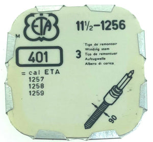 ETA Part 11 1/2 1256 401 Winding Stem