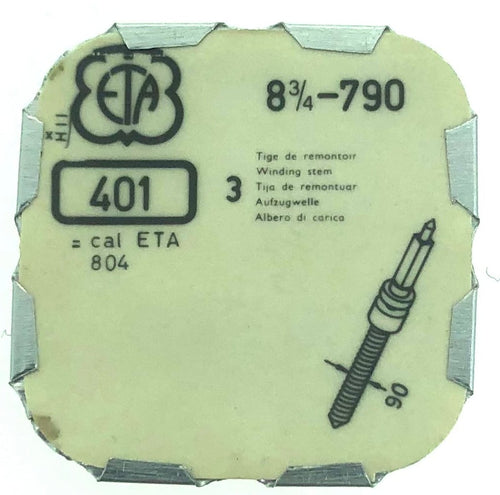 ETA Part 8 3/4 790 401 Winding Stem