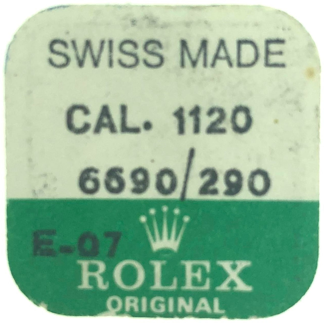 Rolex Part Cal.1120 Ref.6690 Mainspring Strength Standard Porto